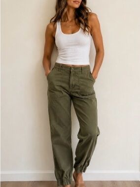 Banana Republic Olive Green Utility Pants